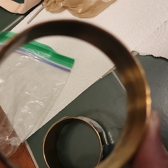 Vintage Abalone/ shell bangle set - Picture 10 of 10